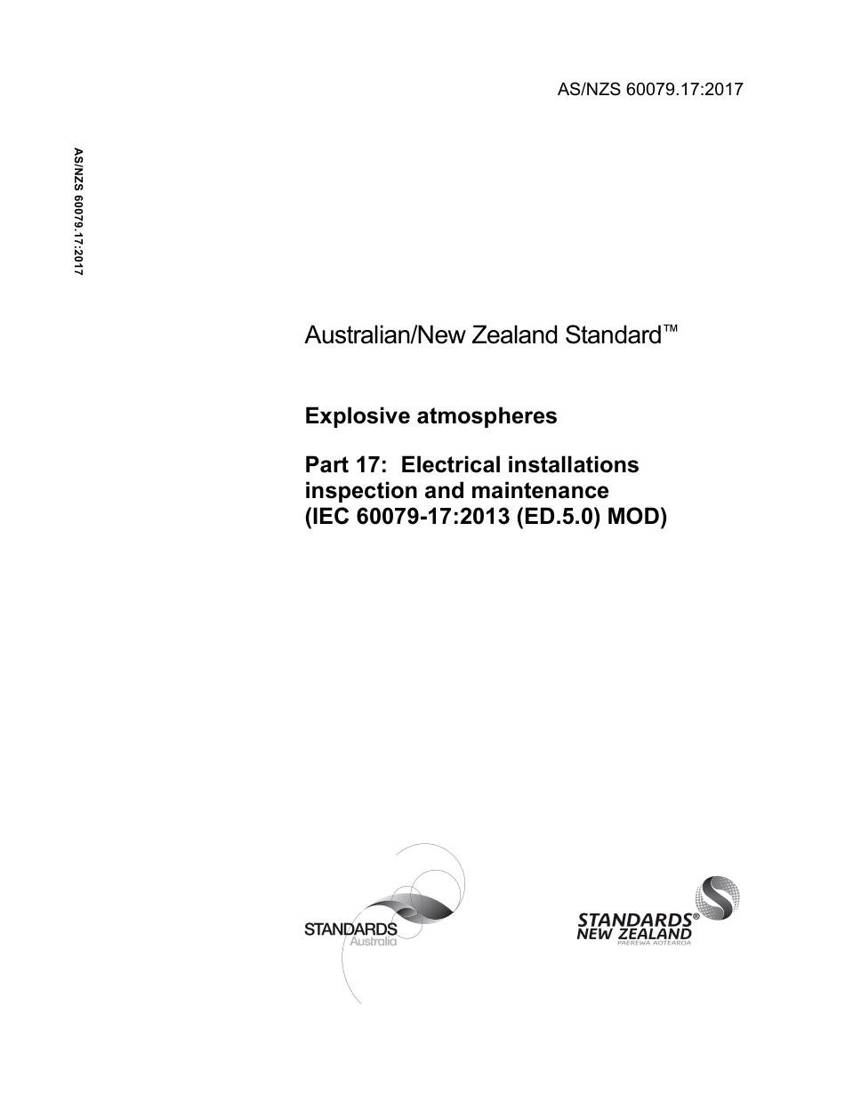 AS NZS 60079.17-2017.pdf_第1页