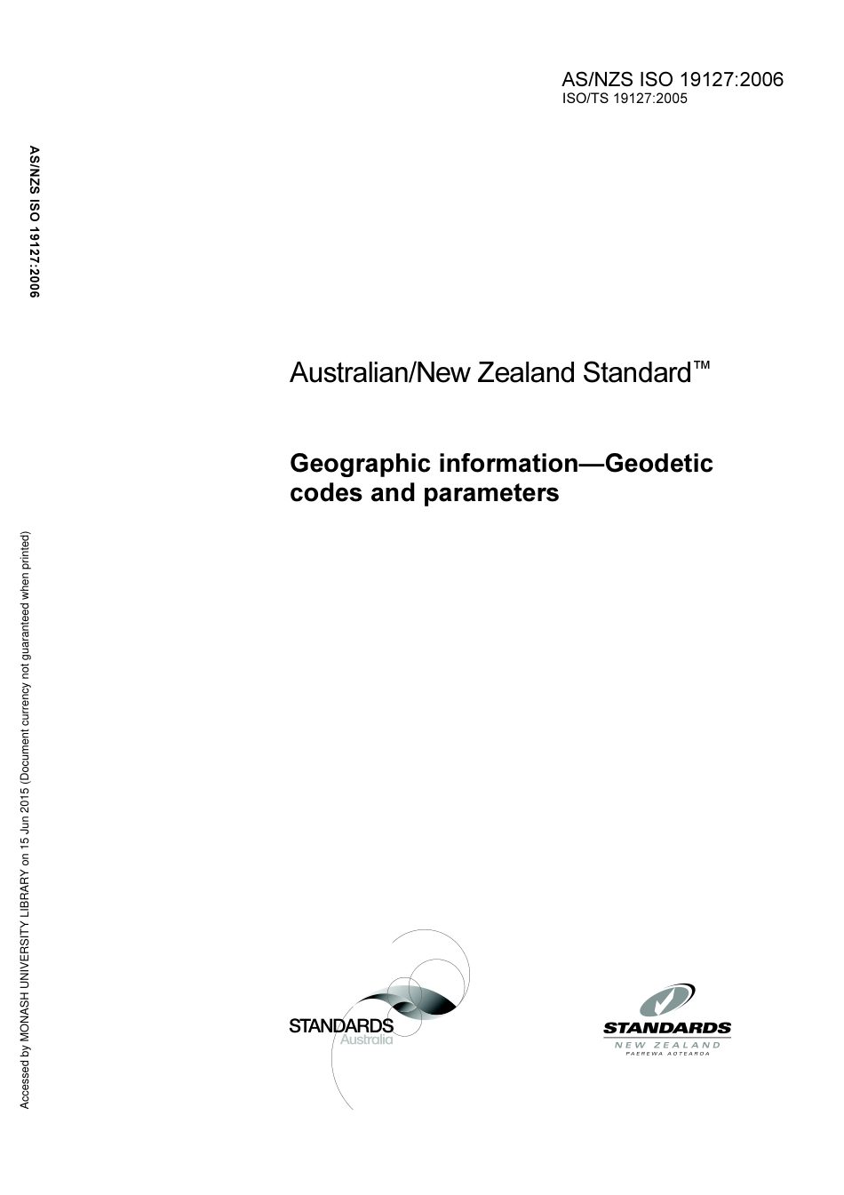 AS NZS ISO 19127-2006.pdf_第1页