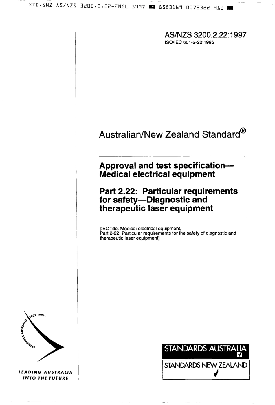 AS NZS 3200.2.22-1997 scan.pdf_第1页
