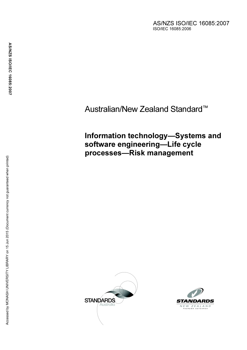 AS NZS ISO IEC 16085-2007.pdf_第1页