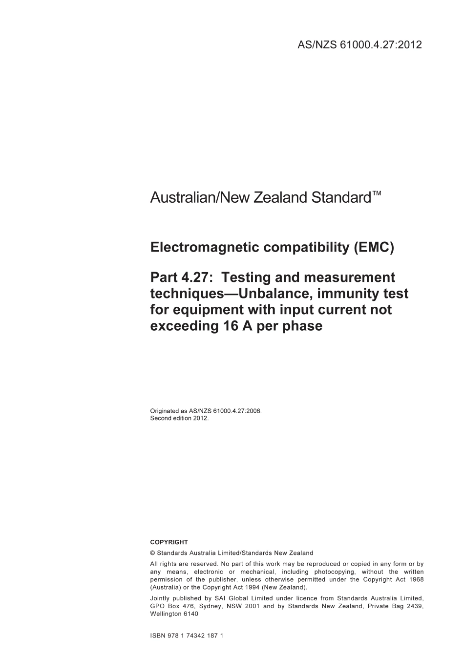 AS NZS 61000.4.27-2012.pdf_第3页