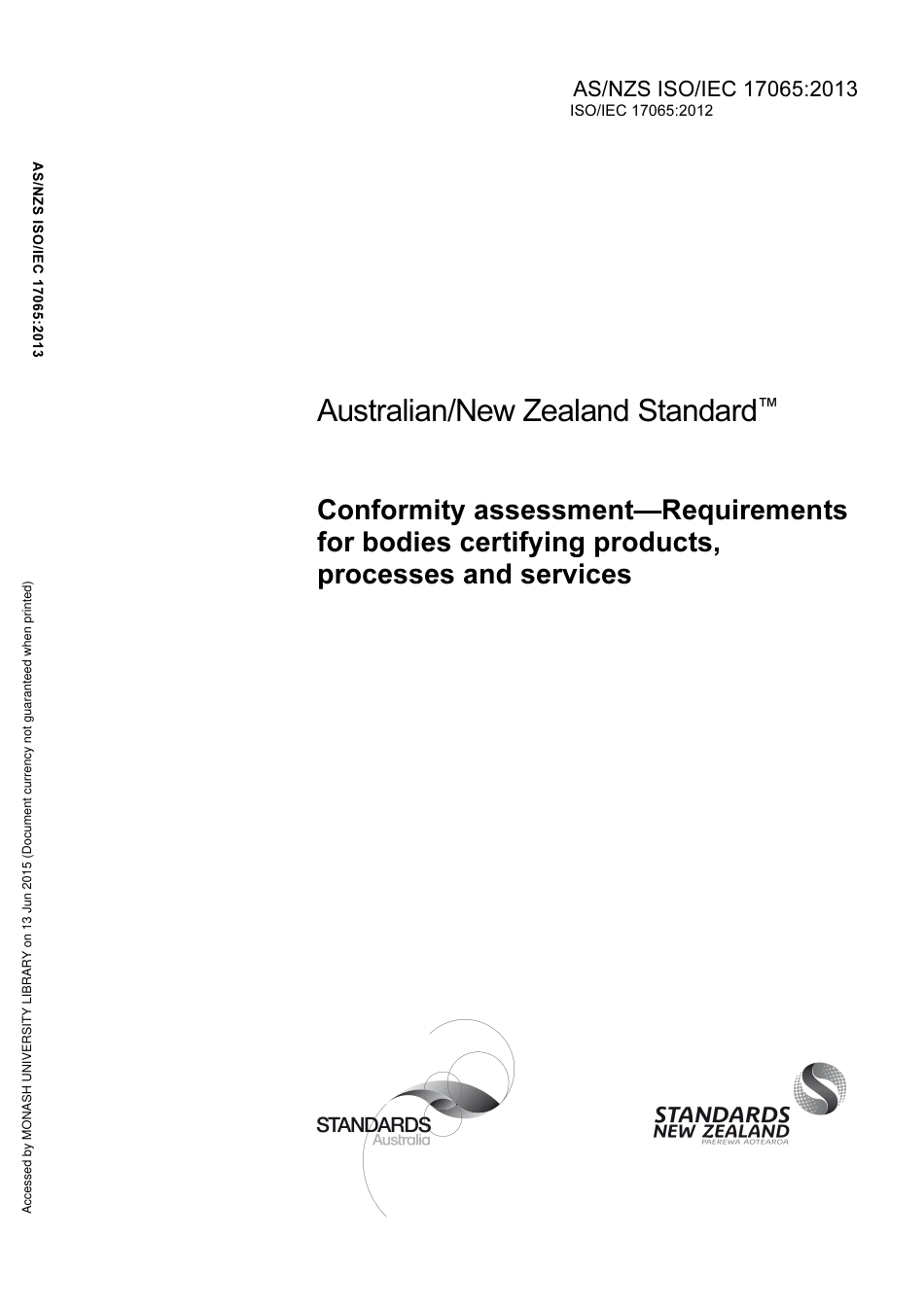 AS NZS ISO IEC 17065-2013.pdf_第1页