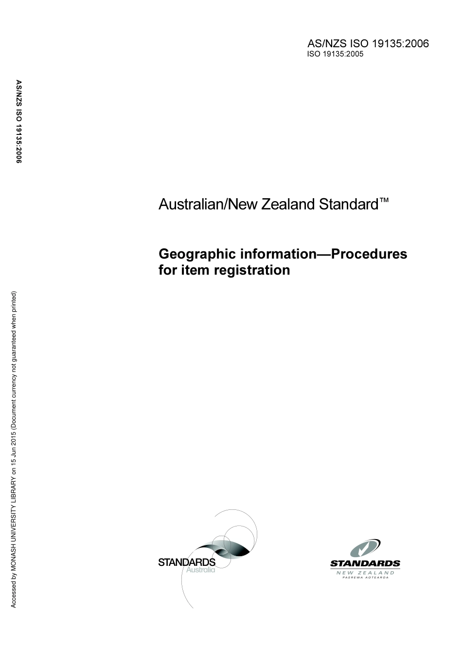 AS NZS ISO 19135-2006.pdf_第1页
