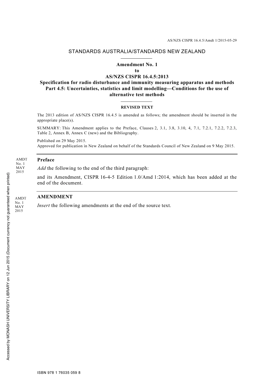 AS NZS CISPR 16.4.5-2013 amd1-2015.pdf_第1页