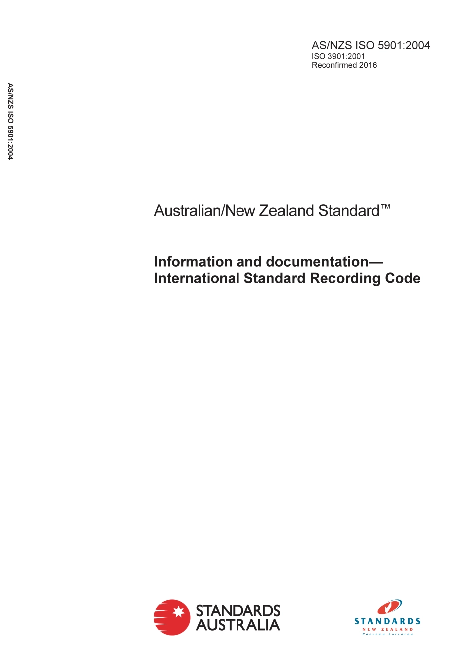 AS NZS ISO 5901-2004 (2016).pdf_第1页