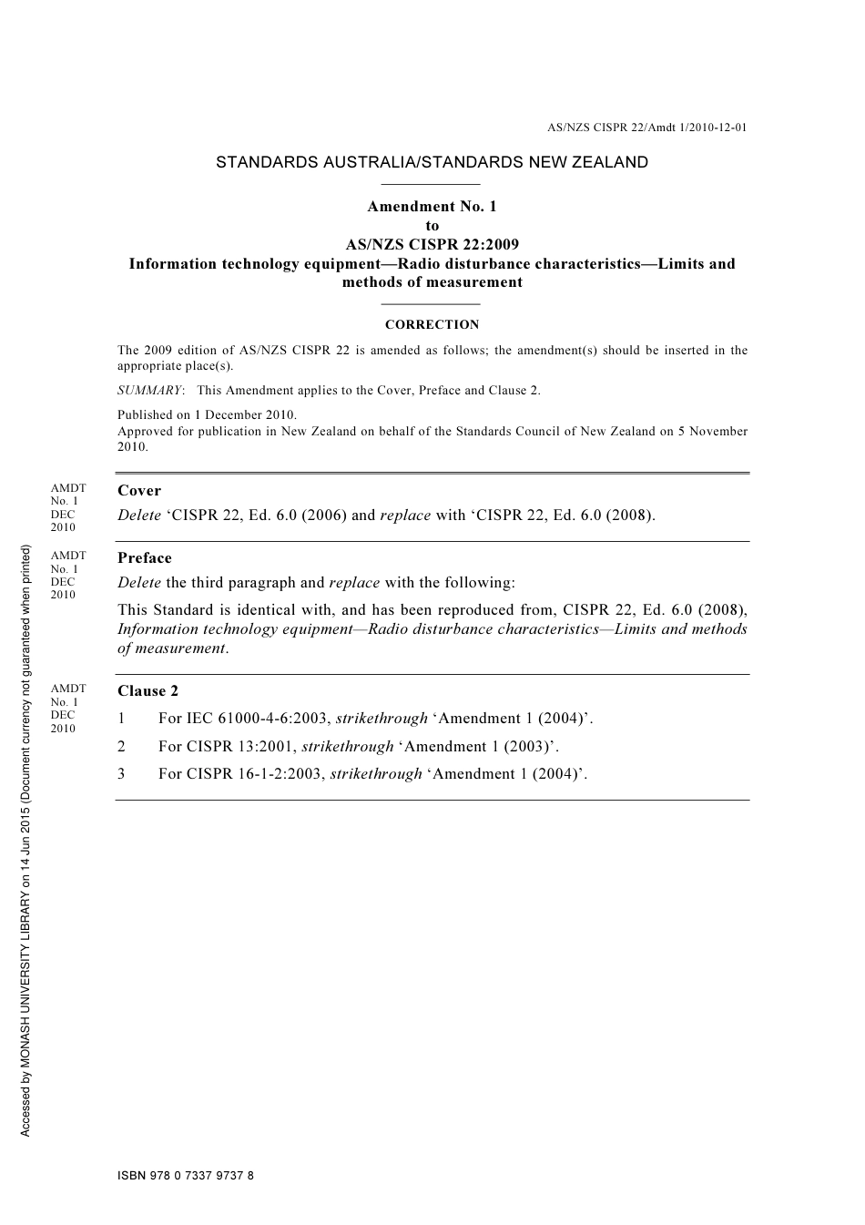 AS NZS CISPR 22-2009 amd1-2010.pdf_第1页