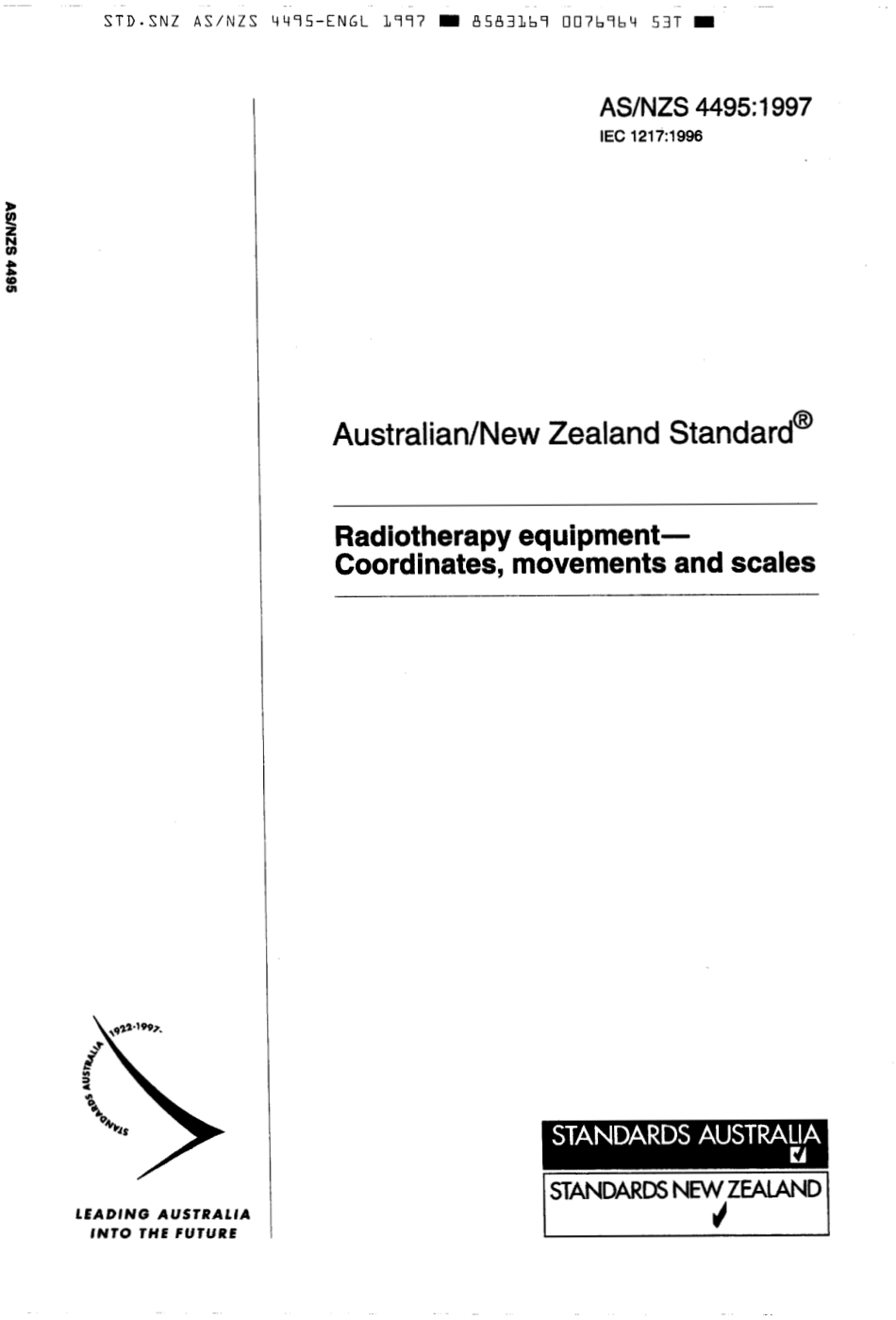 AS NZS 4495-1997 scan.pdf_第1页