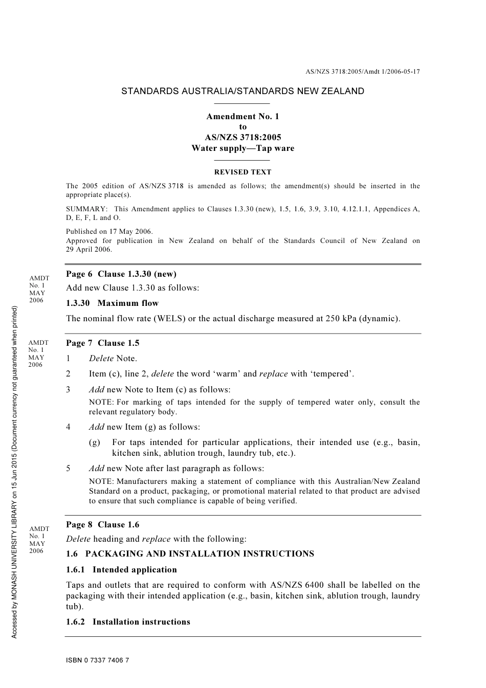 AS NZS 3718-2005 amd1-2006.pdf_第1页