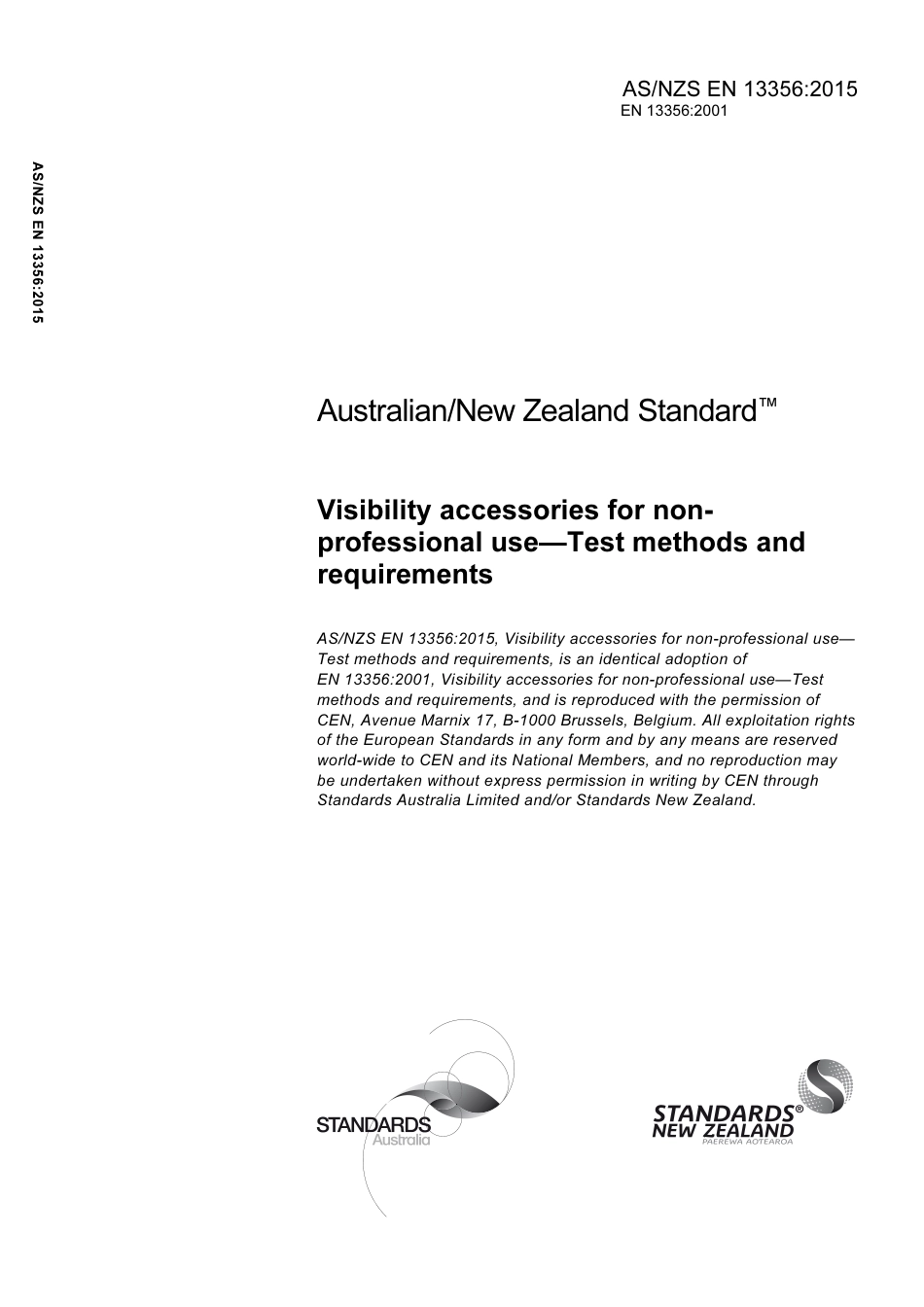 AS NZS EN 13356-2015.pdf_第1页