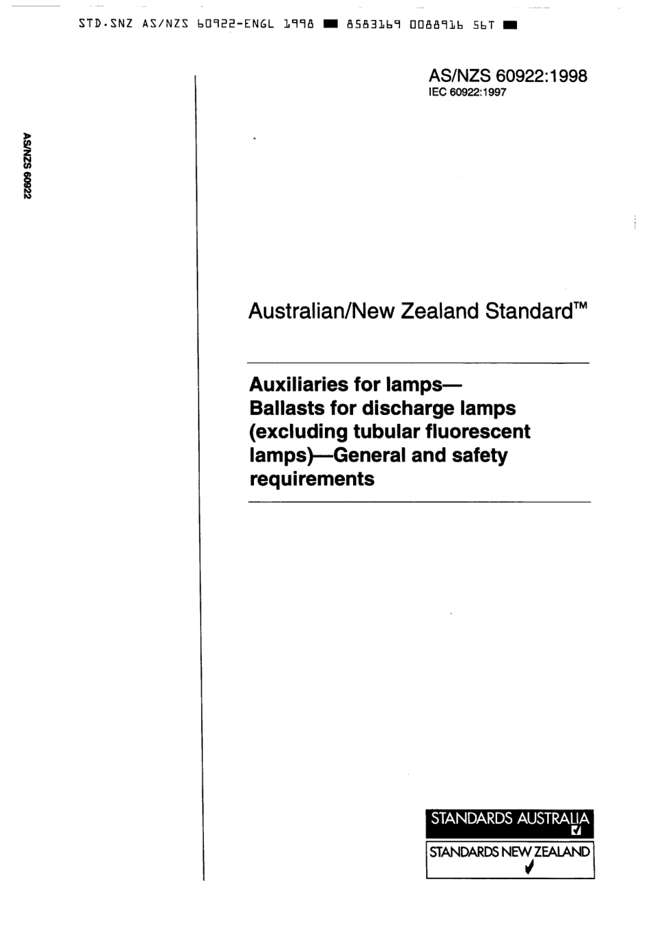 AS NZS 60922-1998 scan.pdf_第1页