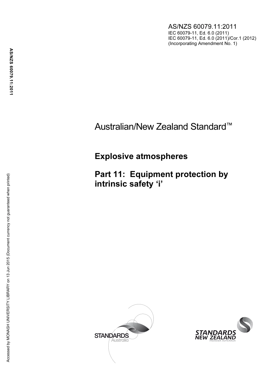 AS NZS 60079.11-2011 (2013).pdf_第1页