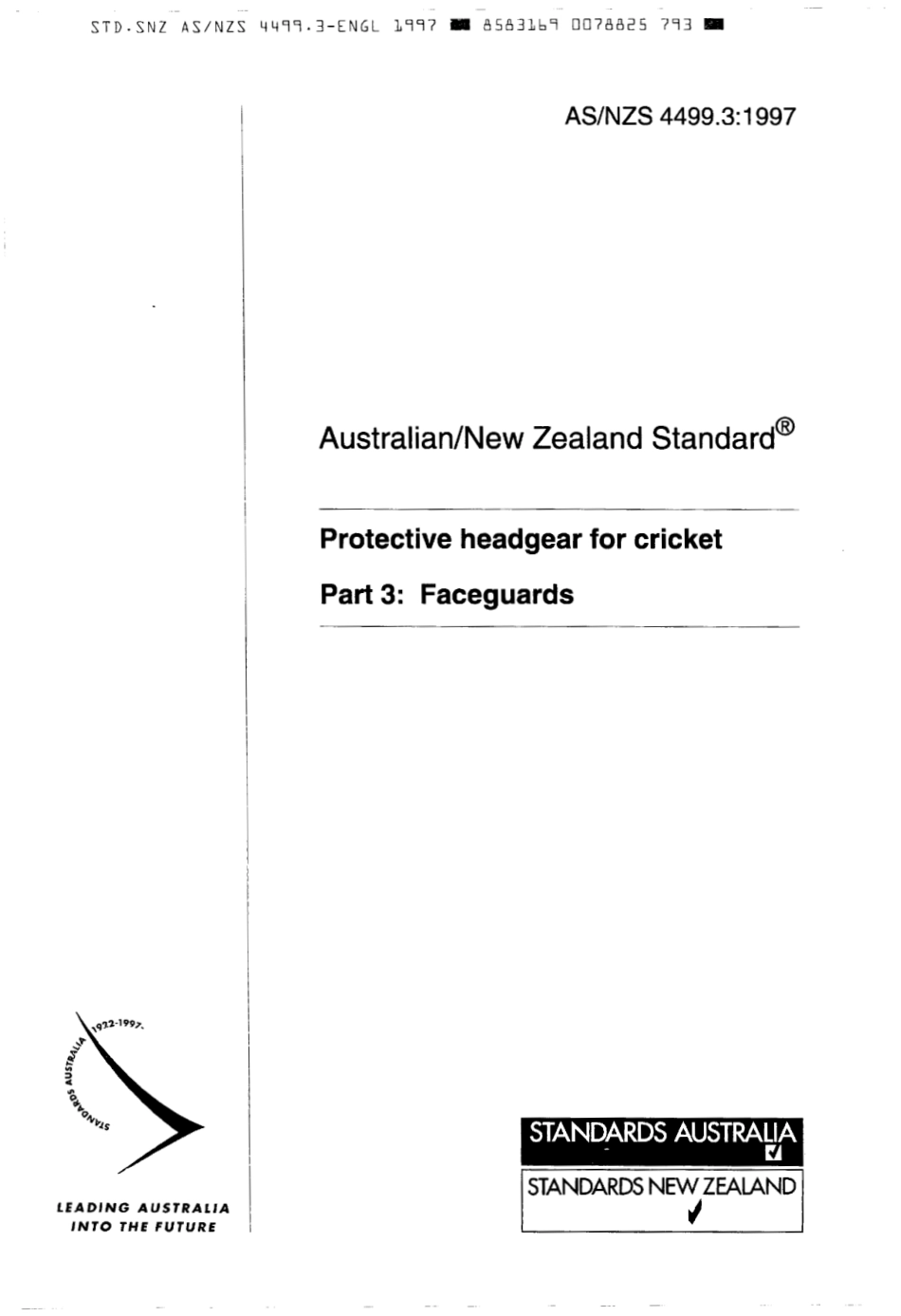 AS NZS 4499.3-1997 scan.pdf_第1页