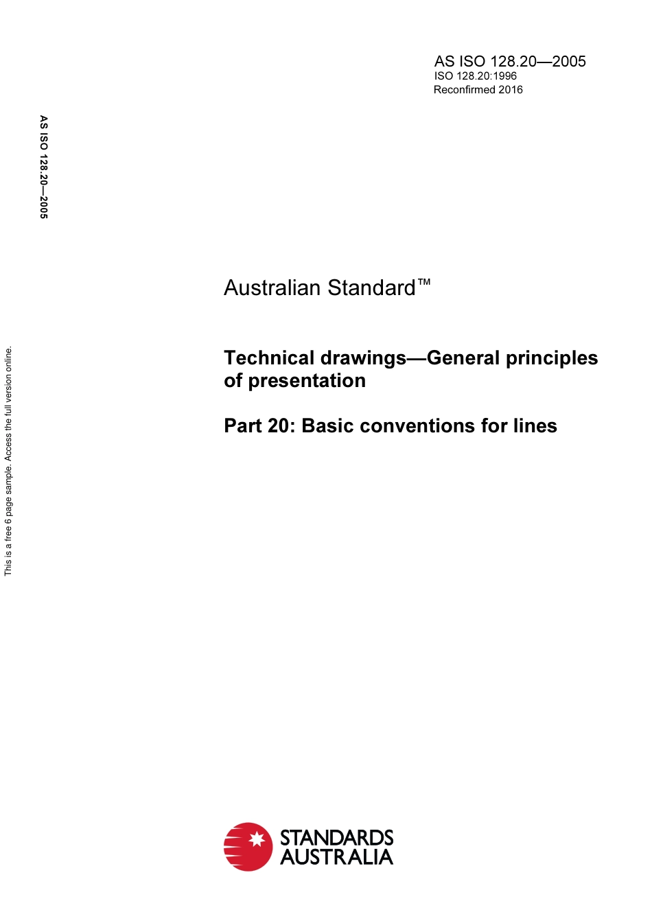 AS ISO 128.20-2005 (2016).pdf_第1页