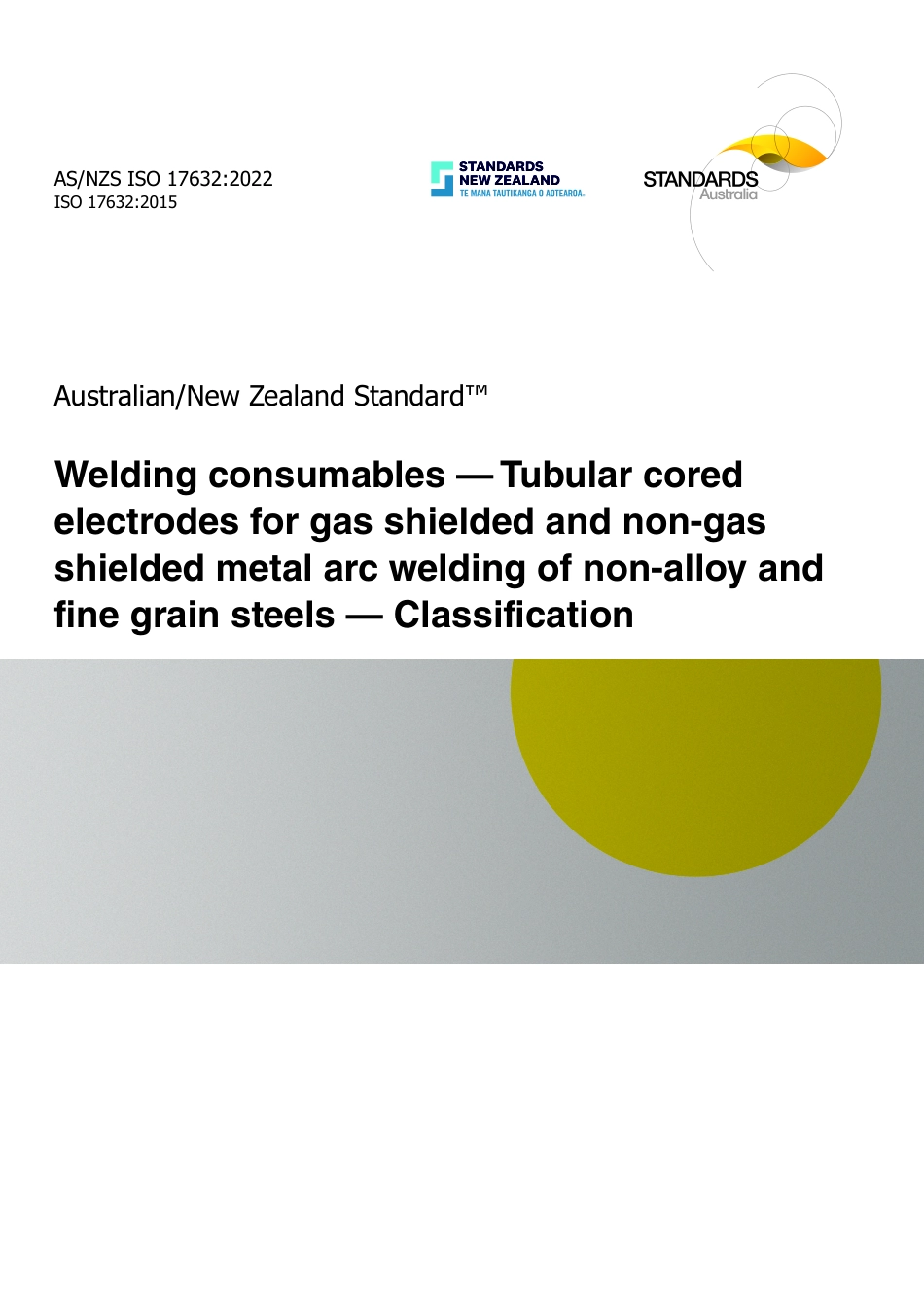 AS NZS ISO 17632-2022.pdf_第1页