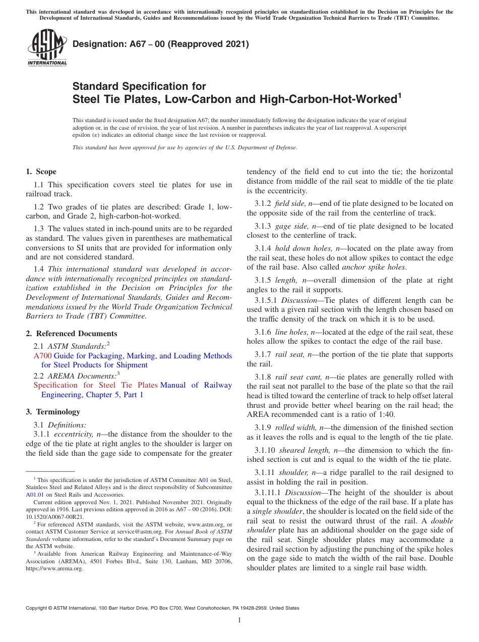 ASTM A67 - 00 (2021).pdf_第1页