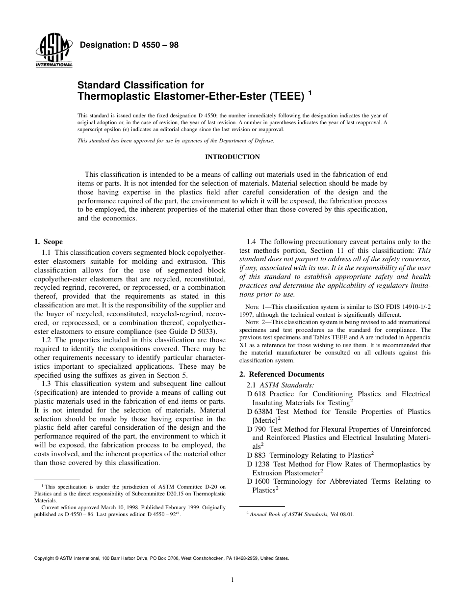 ASTM D4550 - 98.pdf_第1页