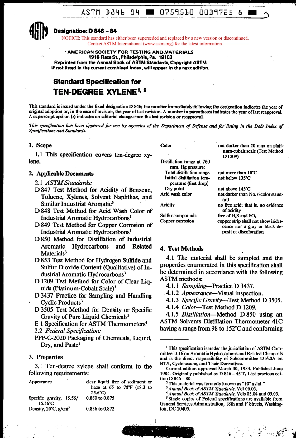 ASTM D846 - 84 scan.pdf_第1页