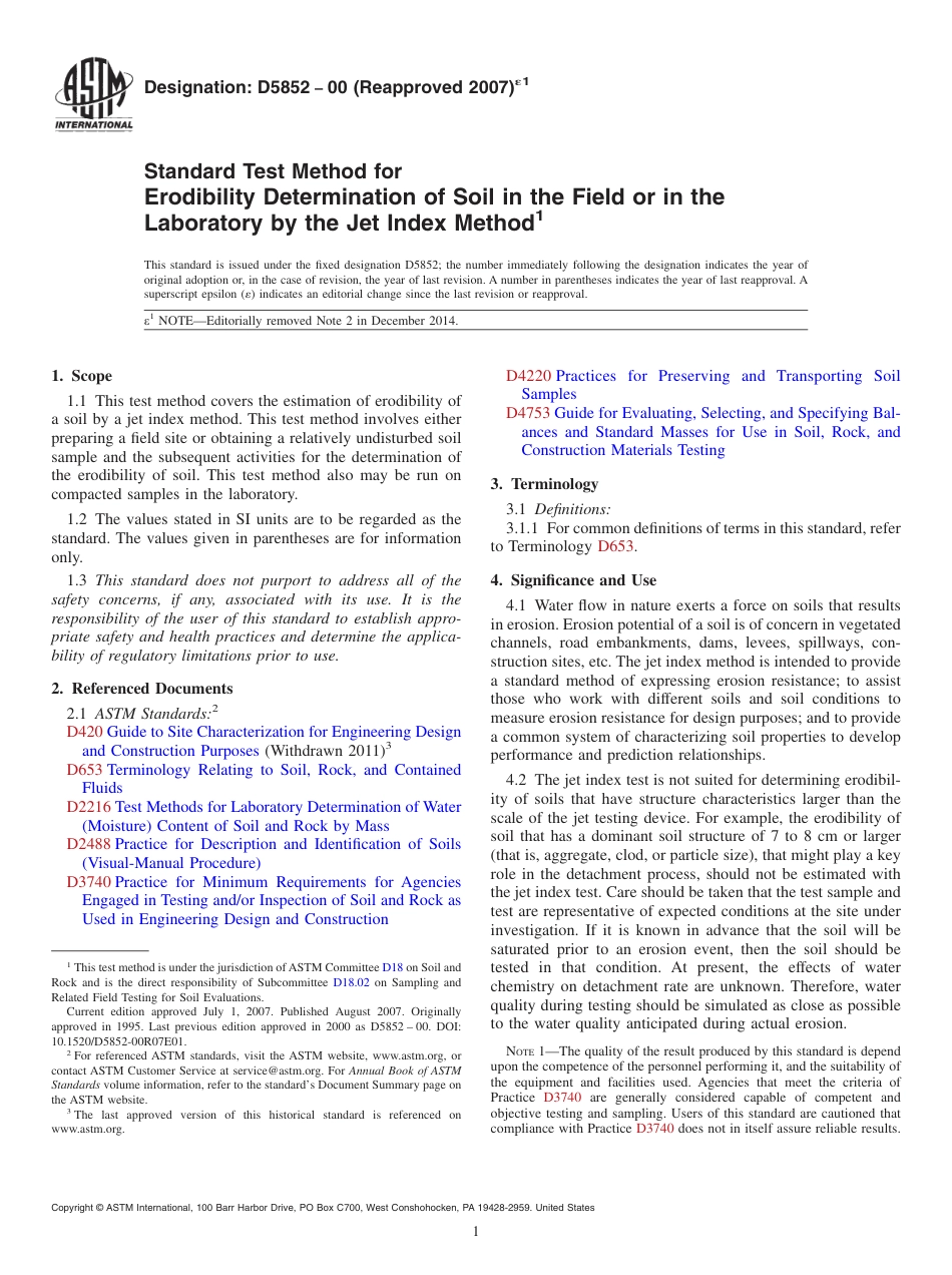 ASTM D5852 - 00 (2007)e1.pdf_第1页