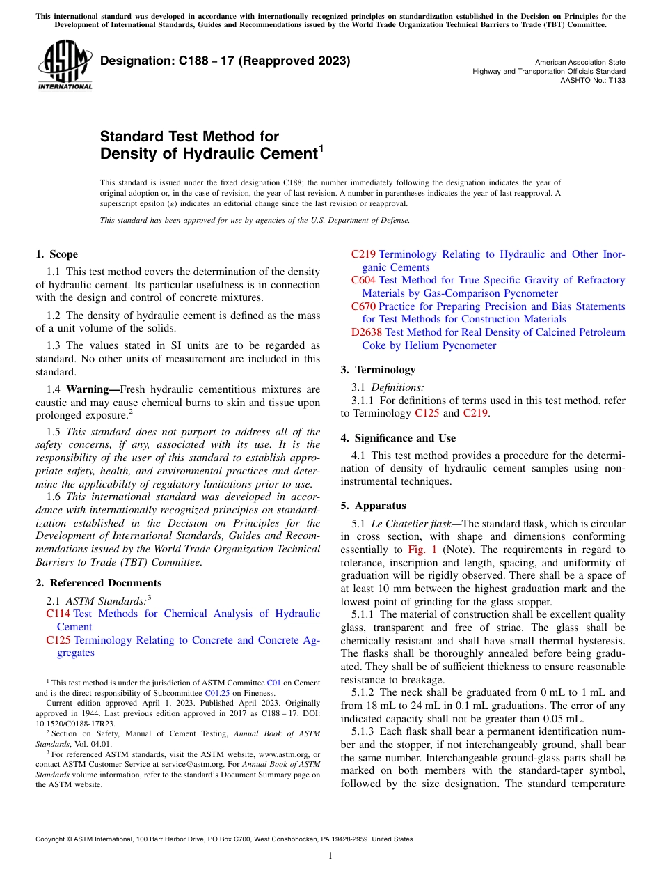ASTM C188 - 17 (2023).pdf_第1页