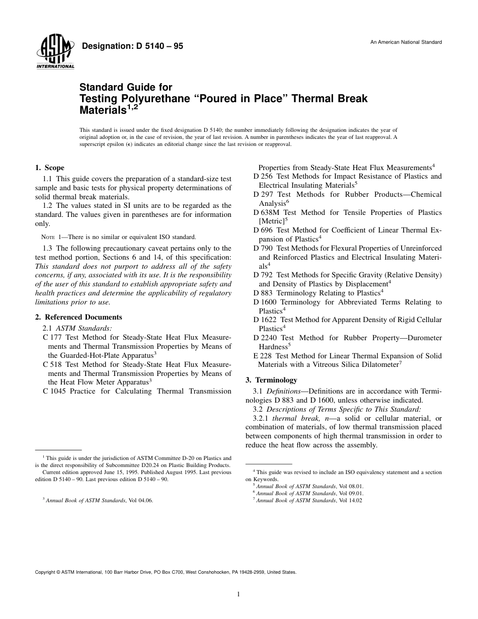 ASTM D5140 - 95.pdf_第1页