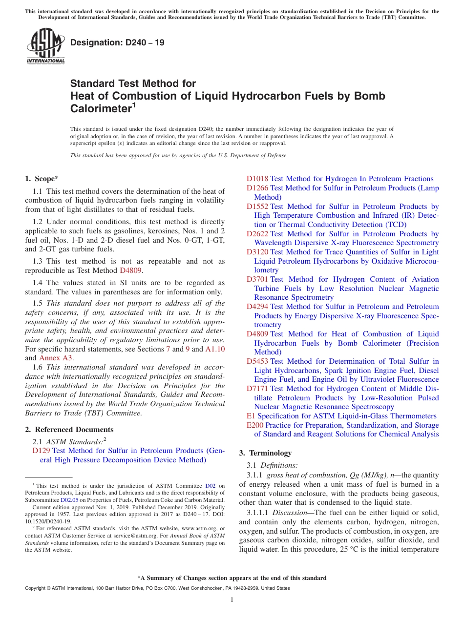 ASTM D240 - 19.pdf_第1页