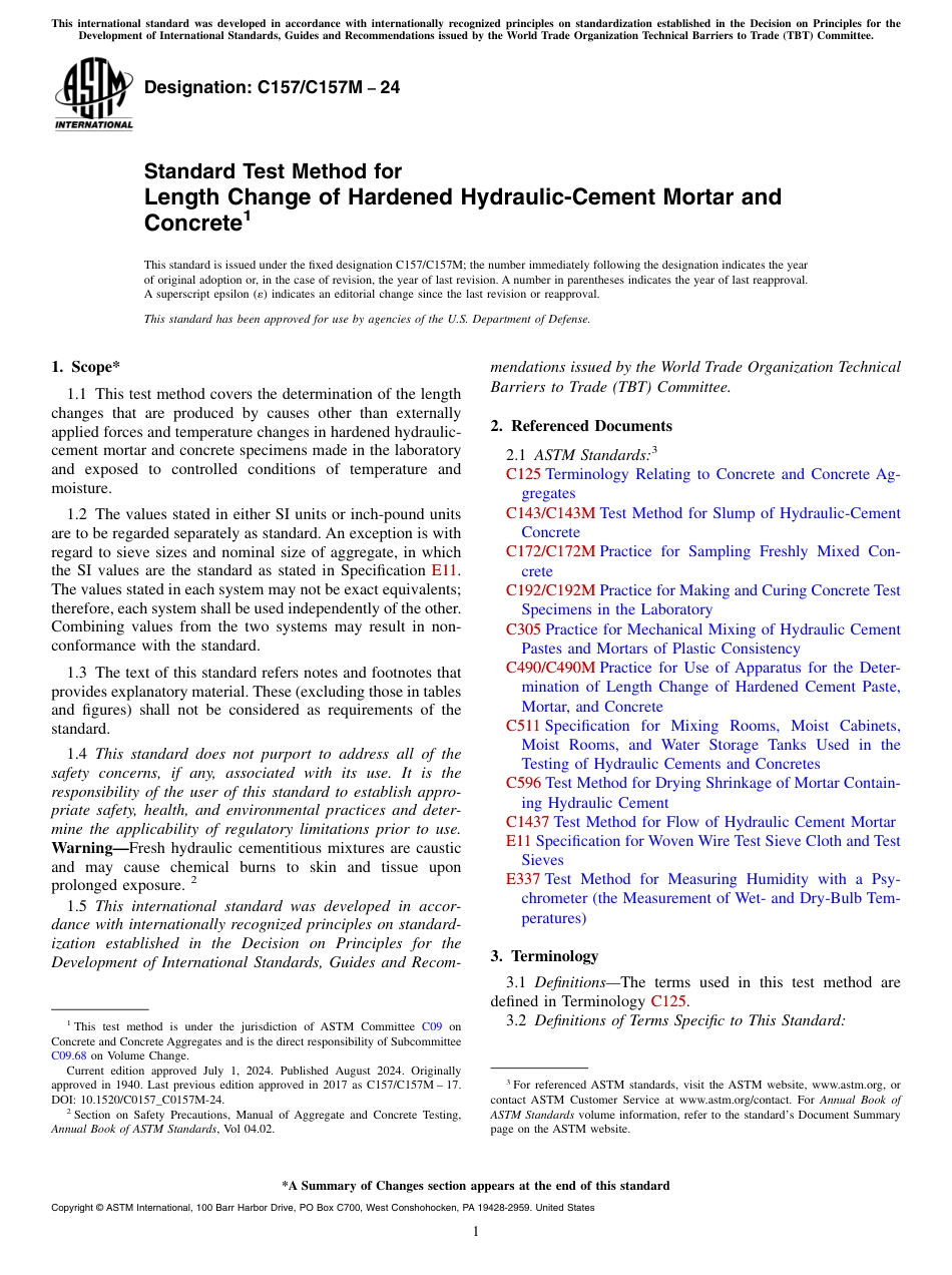 ASTM C157 - C 157M - 24.pdf_第1页