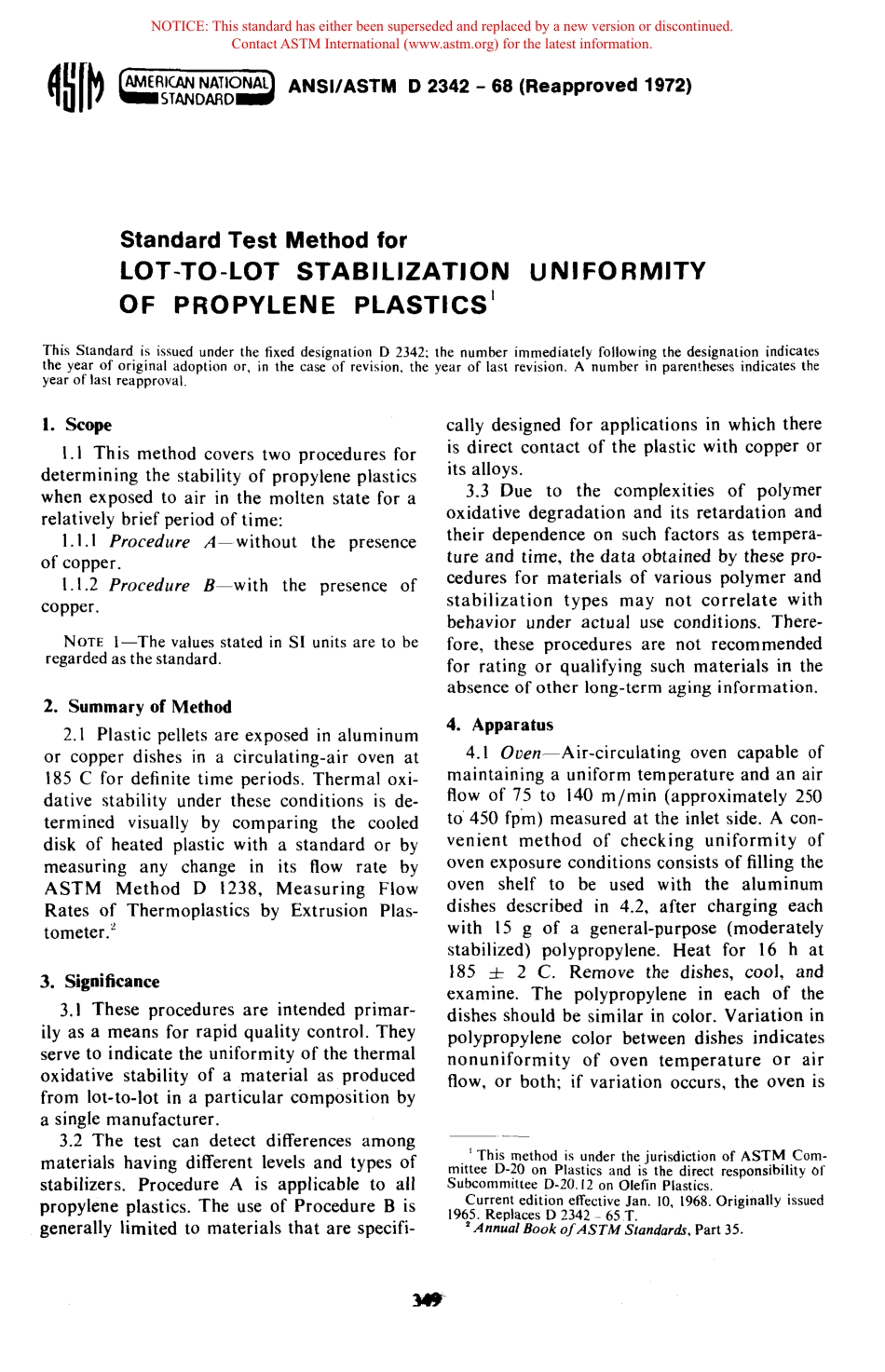 ASTM D2342 - 68 (1972) scan.pdf_第1页