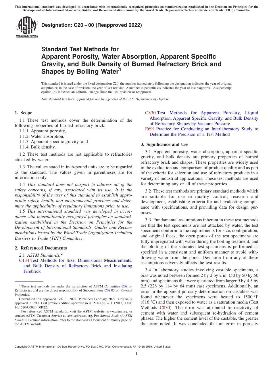 ASTM C20 - 00 (2022).pdf_第1页