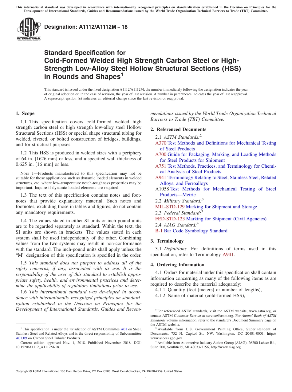ASTM A1112 - A 1112M - 18.pdf_第1页