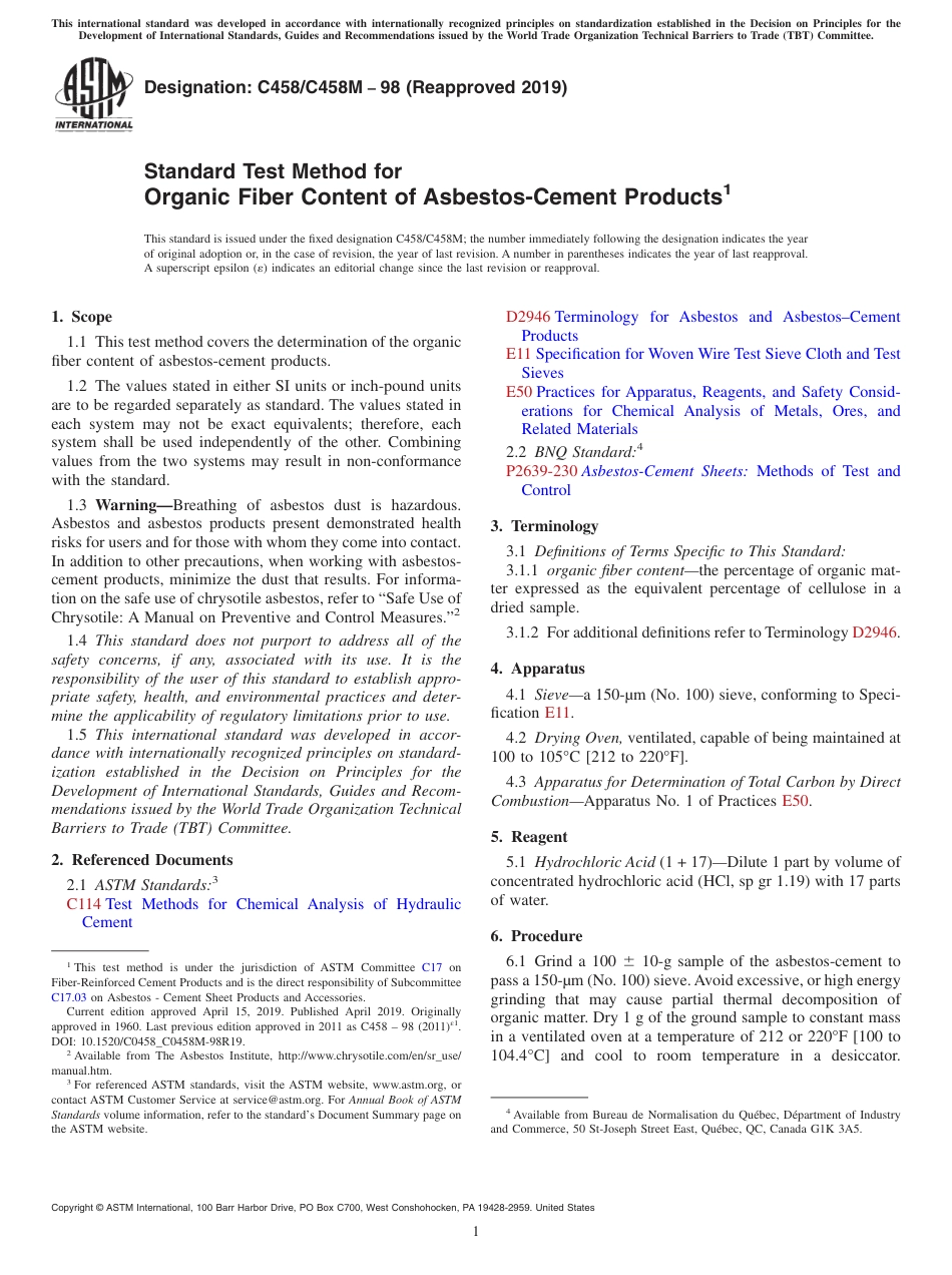 ASTM C458 - C 458M - 98 (2019).pdf_第1页