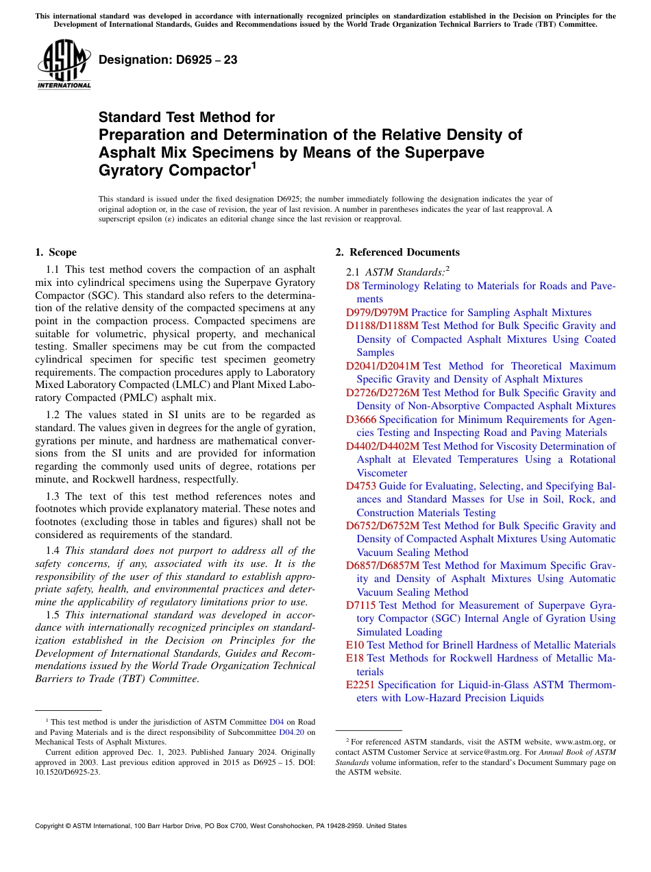 ASTM D6925 - 23.pdf_第1页