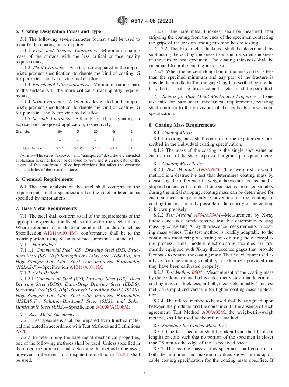 ASTM A917 - 08 (2020).pdf_第2页