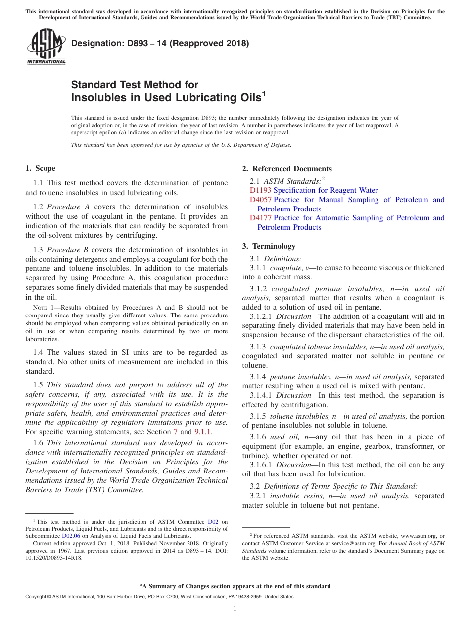 ASTM D893 - 14 (2018).pdf_第1页