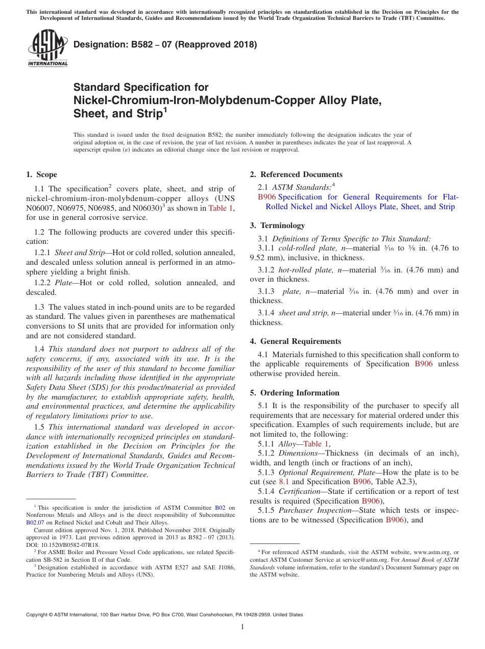 ASTM B582 - 07 (2018).pdf_第1页