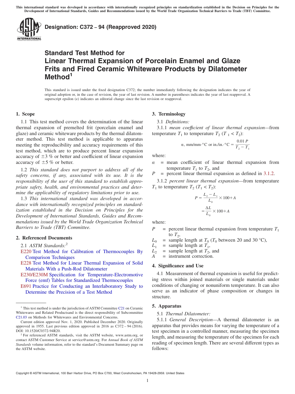 ASTM C372 - 94 (2020).pdf_第1页