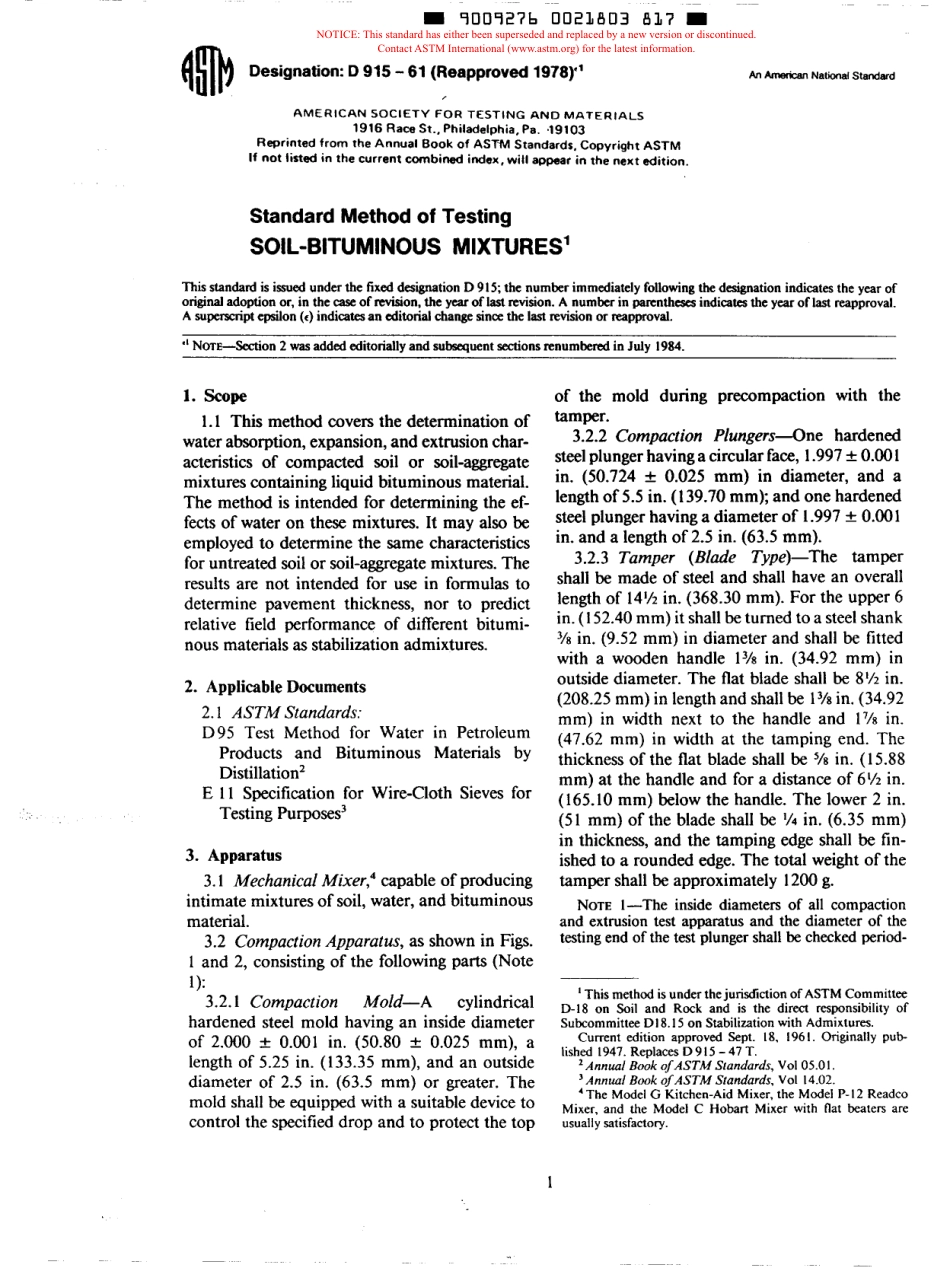 ASTM D915 - 61 (1978)e1 scan.pdf_第1页