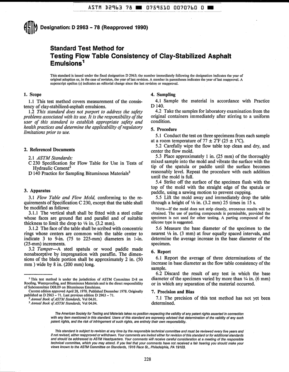 ASTM D2963 - 78 (1990) scan.pdf_第1页