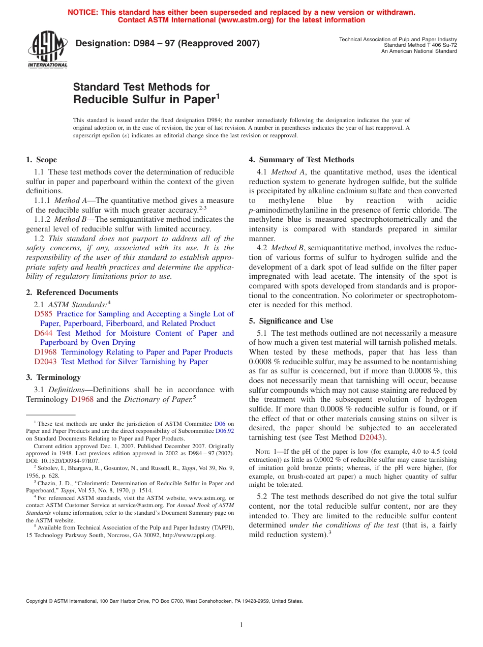 ASTM D984 - 97 (2007).pdf_第1页
