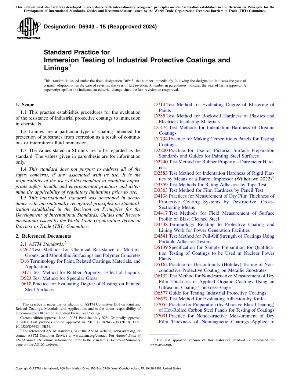 ASTM D6943 - 15 (2024).pdf_第1页