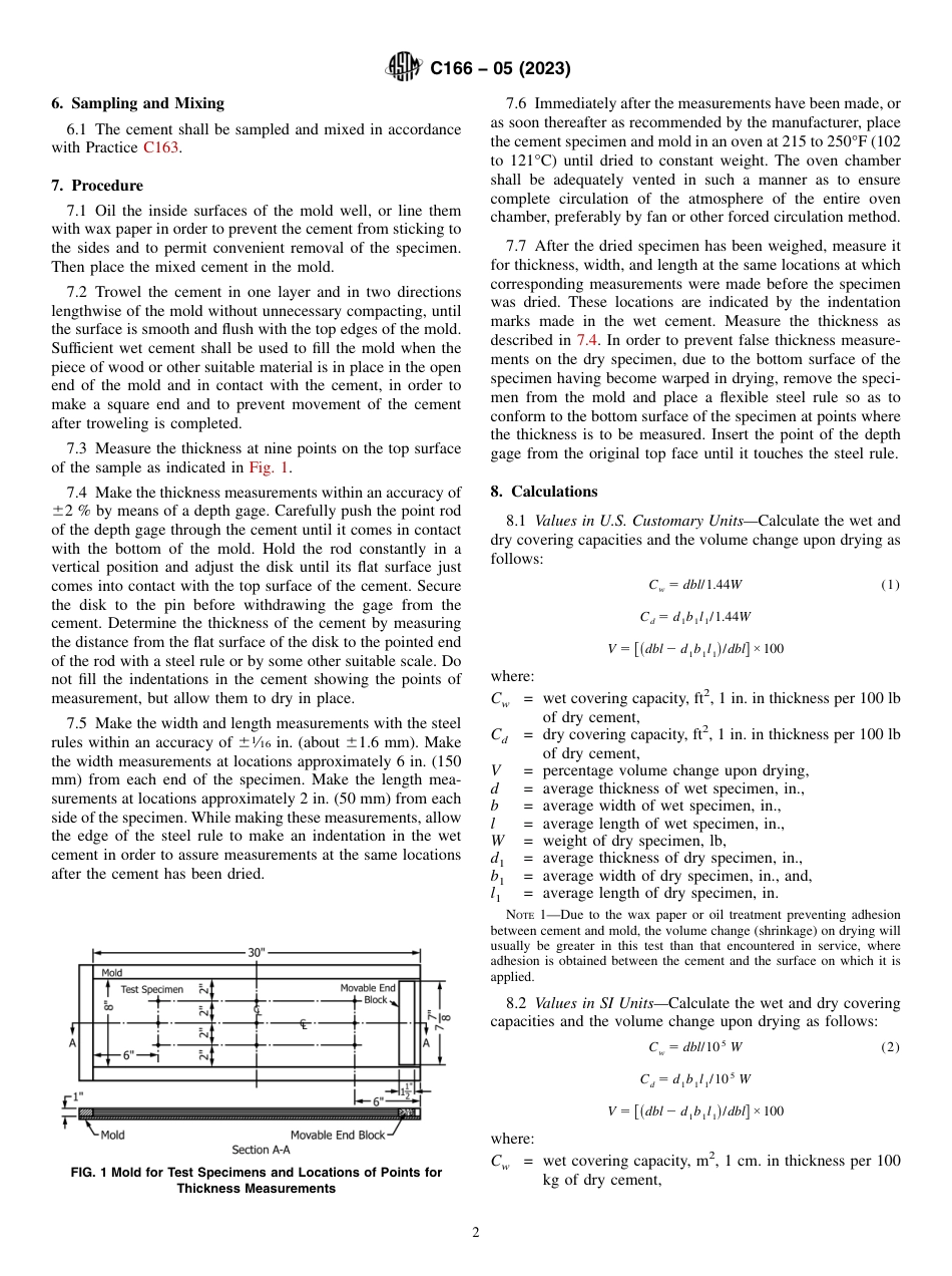 ASTM C166 - 05 (2023).pdf_第2页