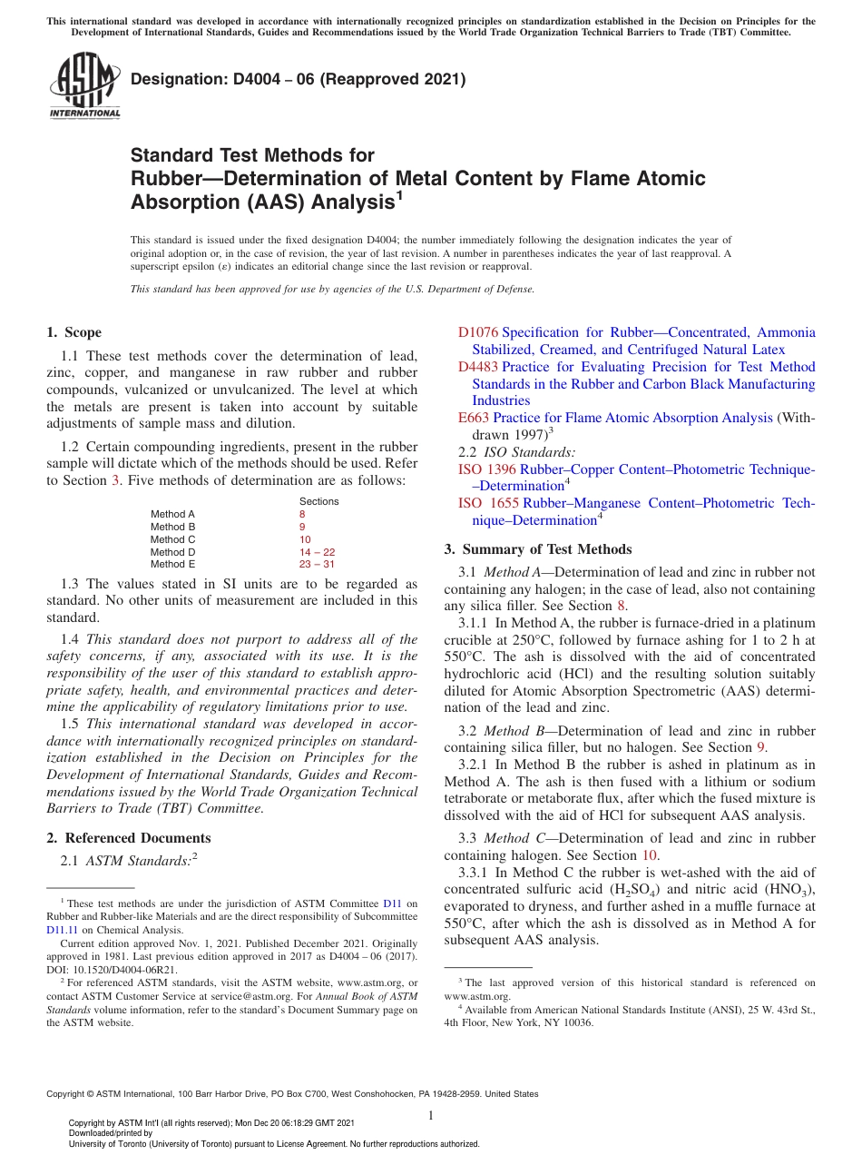 ASTM D4004 - 06 (2021).pdf_第1页