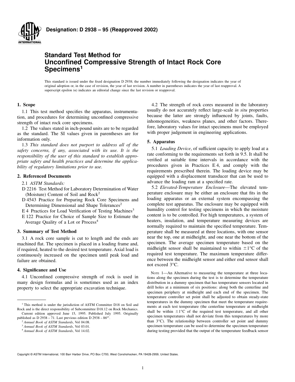 ASTM D2938 - 95 (2002).pdf_第1页