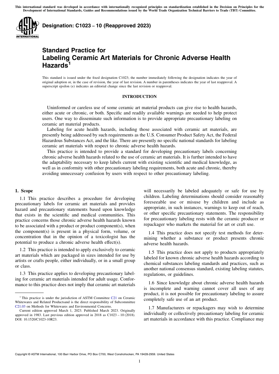 ASTM C1023 - 10 (2023).pdf_第1页