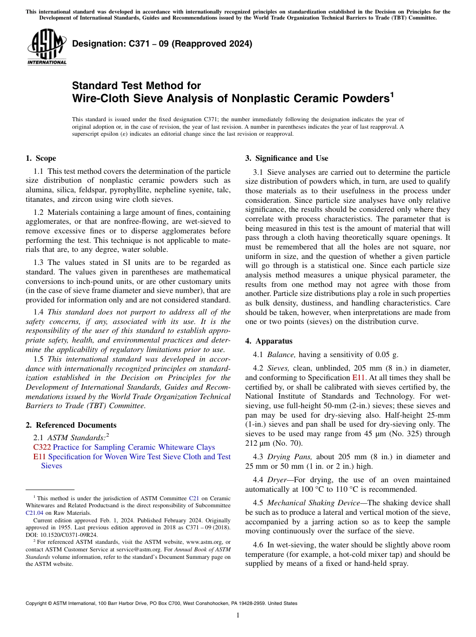 ASTM C371 - 09 (2024).pdf_第1页