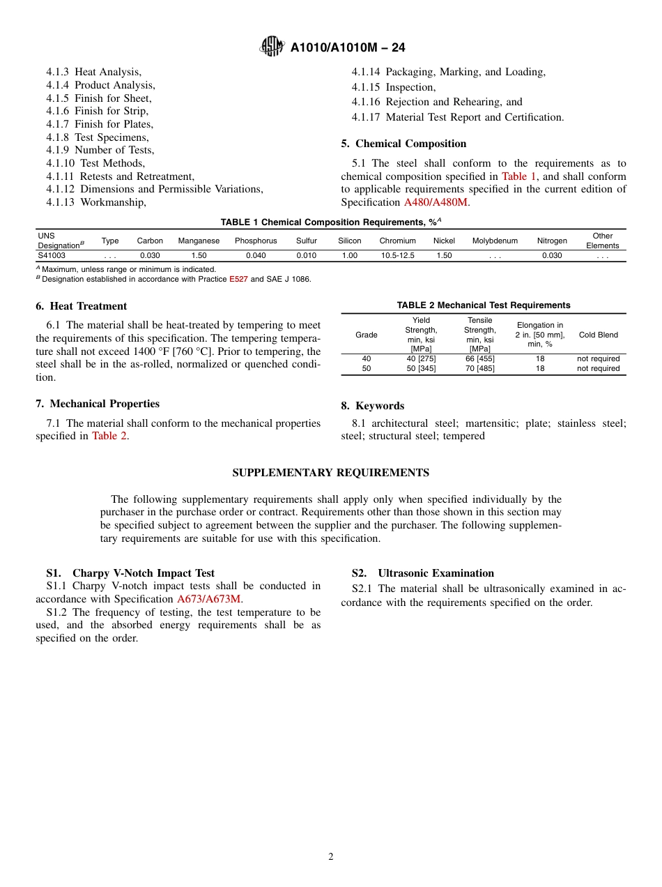 ASTM A1010 - A 1010M - 24.pdf_第2页