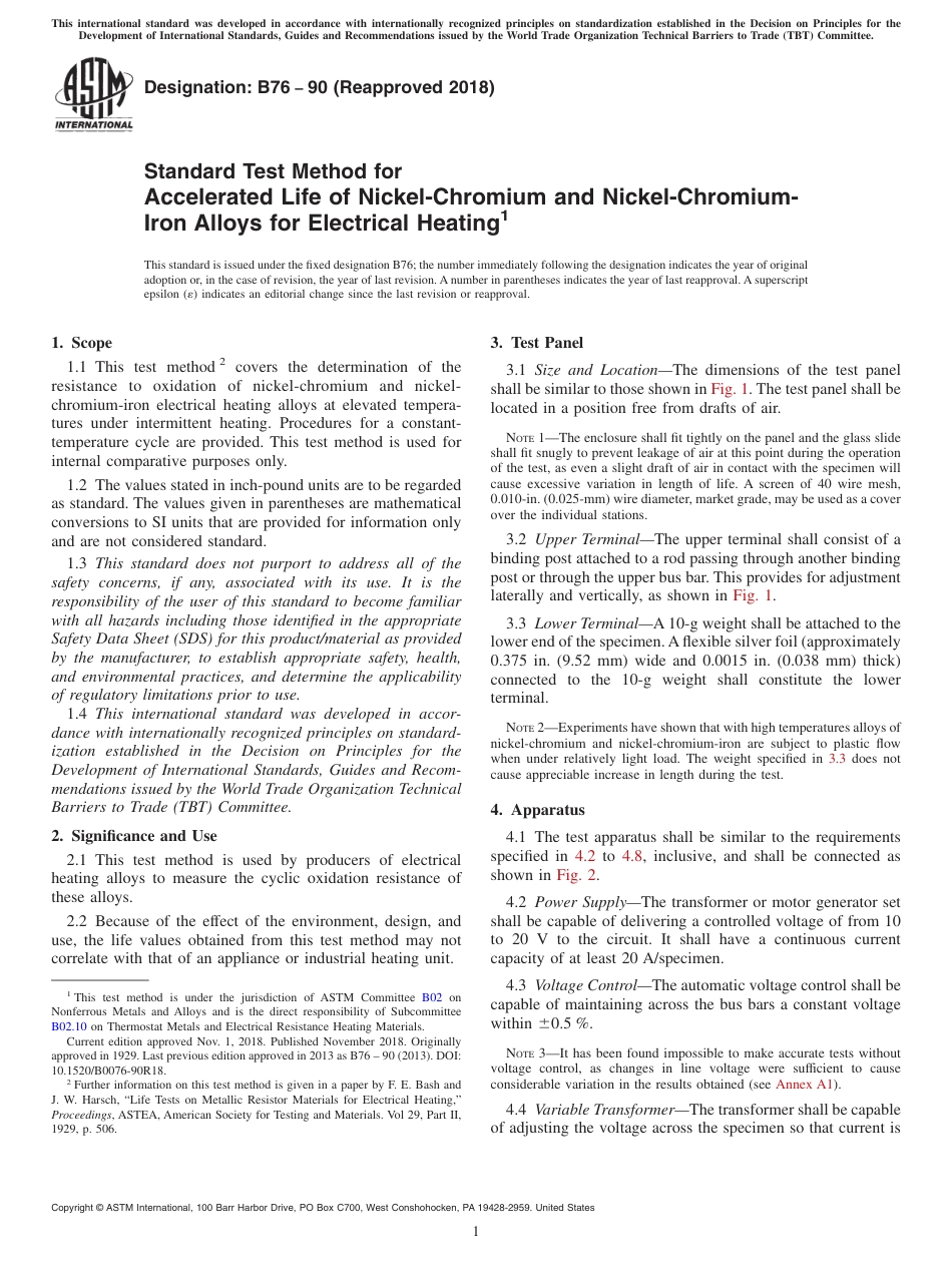 ASTM B76 - 90 (2018).pdf_第1页