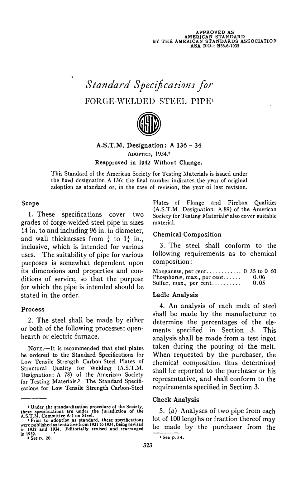 ASTM A136 - 34 (1942) scan.pdf_第1页