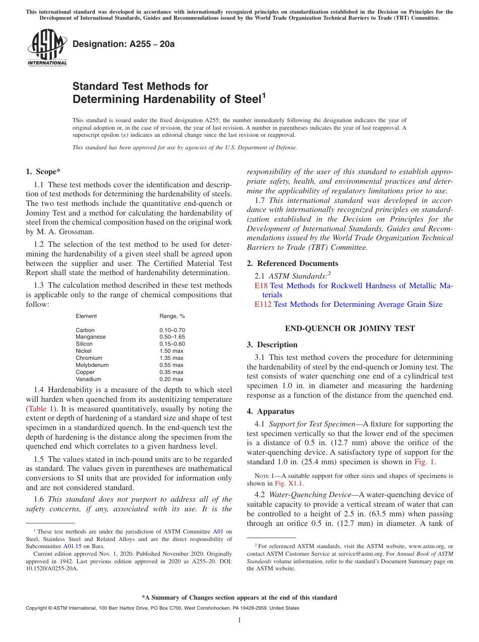 ASTM A255 - 20a.pdf_第1页
