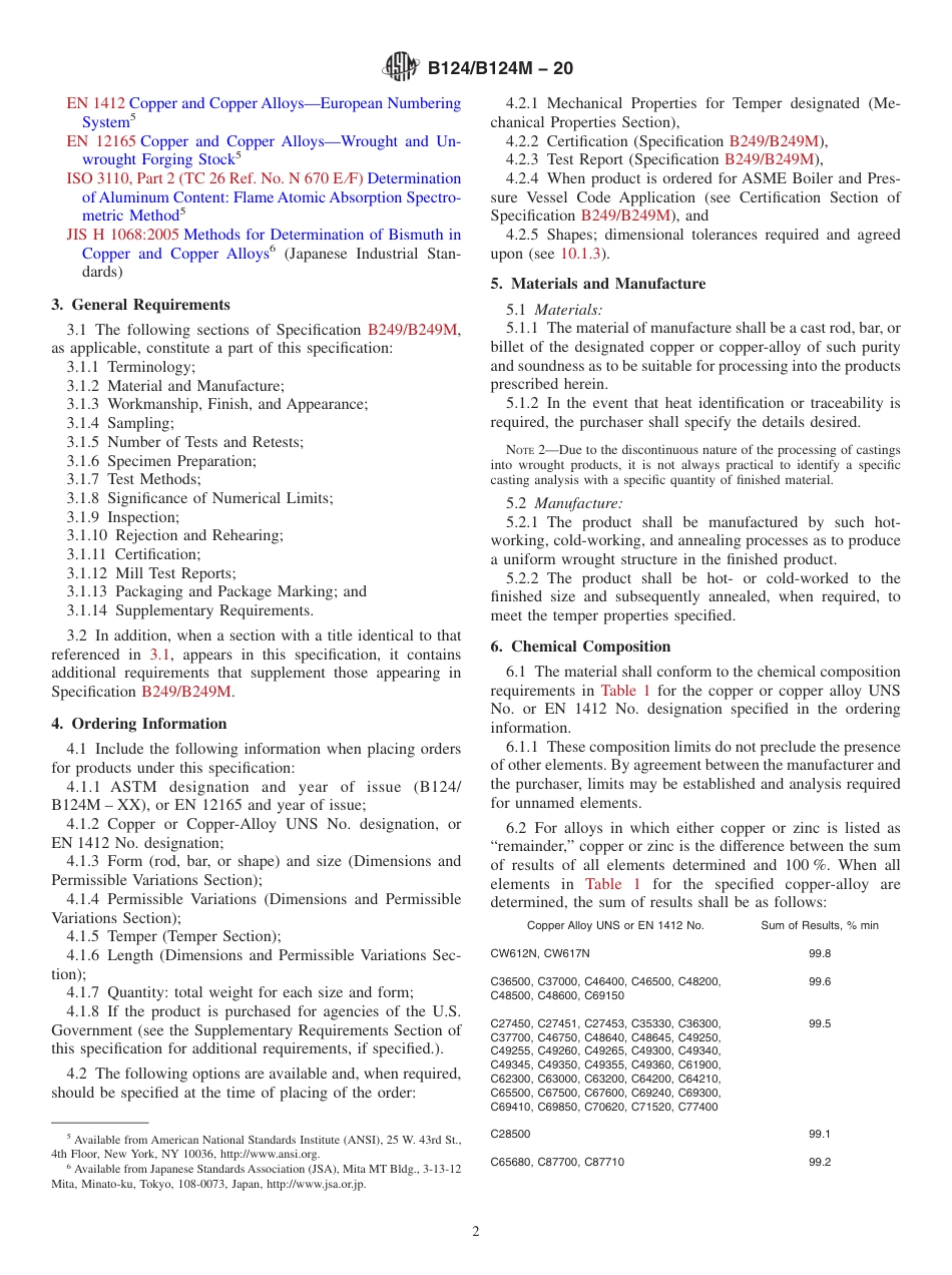 ASTM B124 - B 124M - 20.pdf_第2页