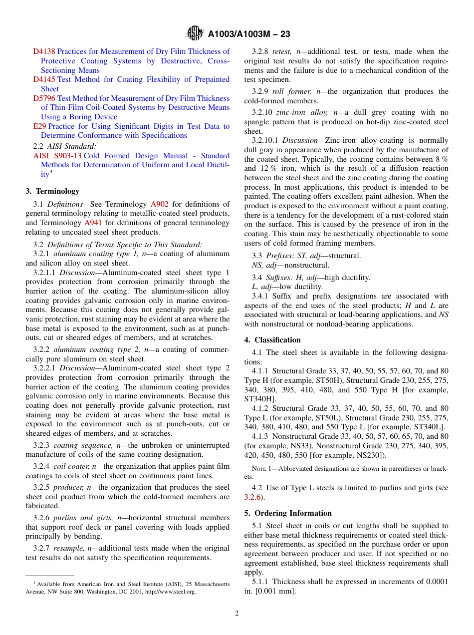 ASTM A1003 - A 1003M - 23.pdf_第2页